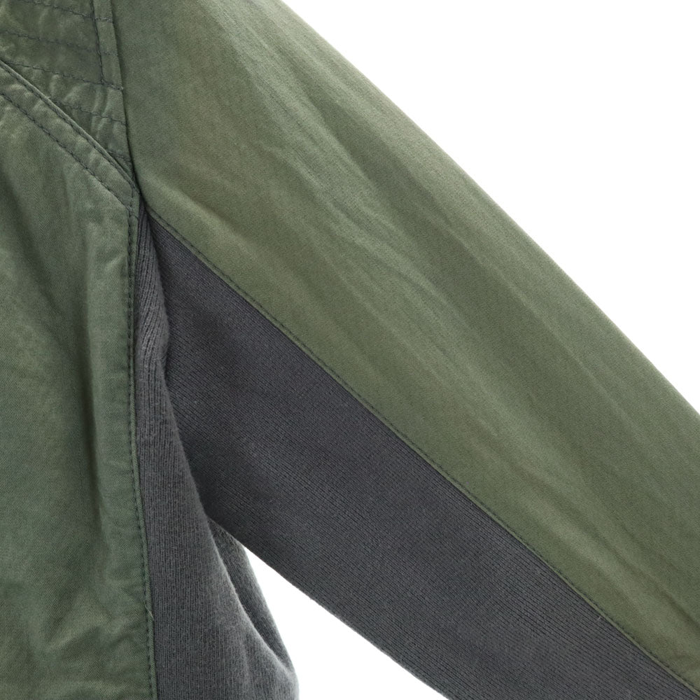 ARMANI EXCHANGE アルマーニエクスチェンジ コットンジャケット S カーキ ツートンカラー レディース