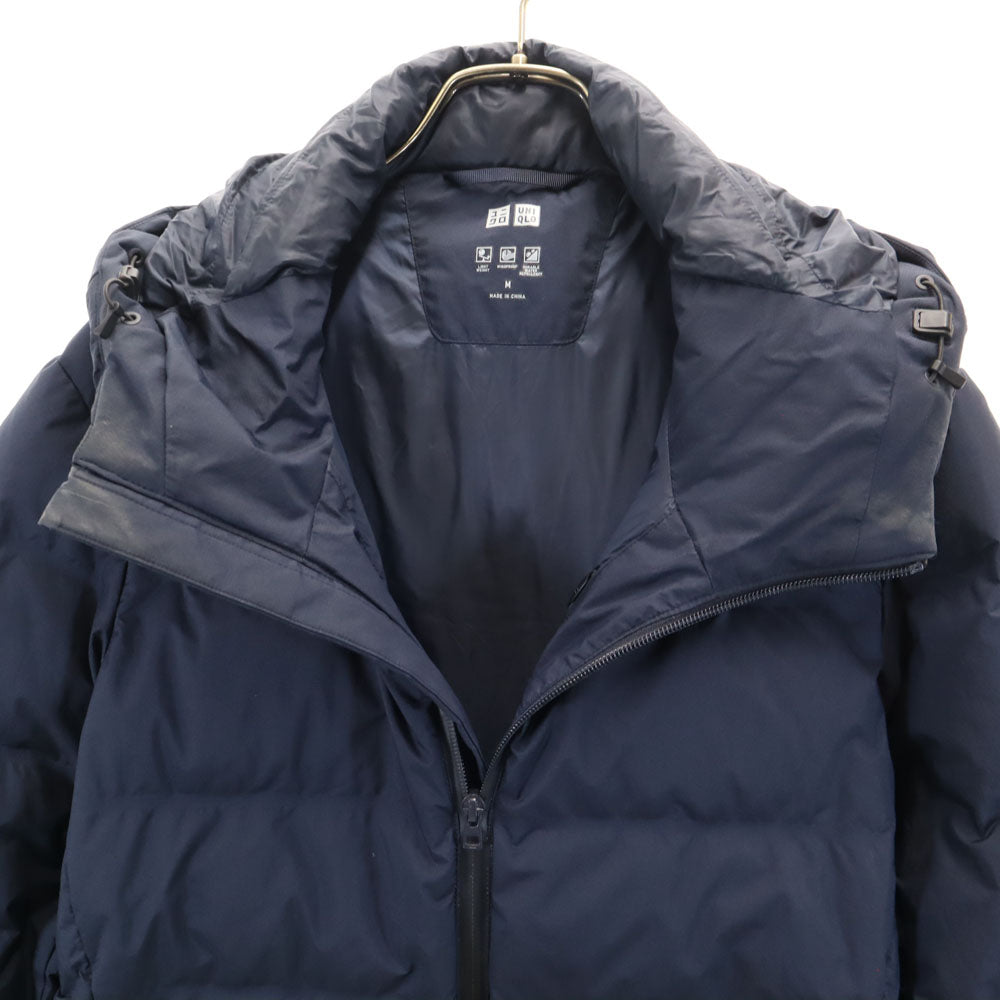 UNIQLO ユニクロ シームレス ダウンジャケット M ネイビー メンズ