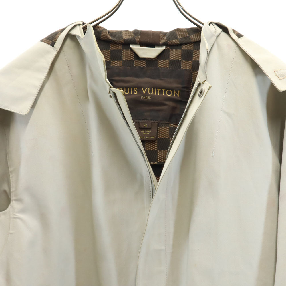 LOUIS VUITTON ルイヴィトン スコットランド製 レインジャケット M グレージュ カバーハンガー付 メンズ