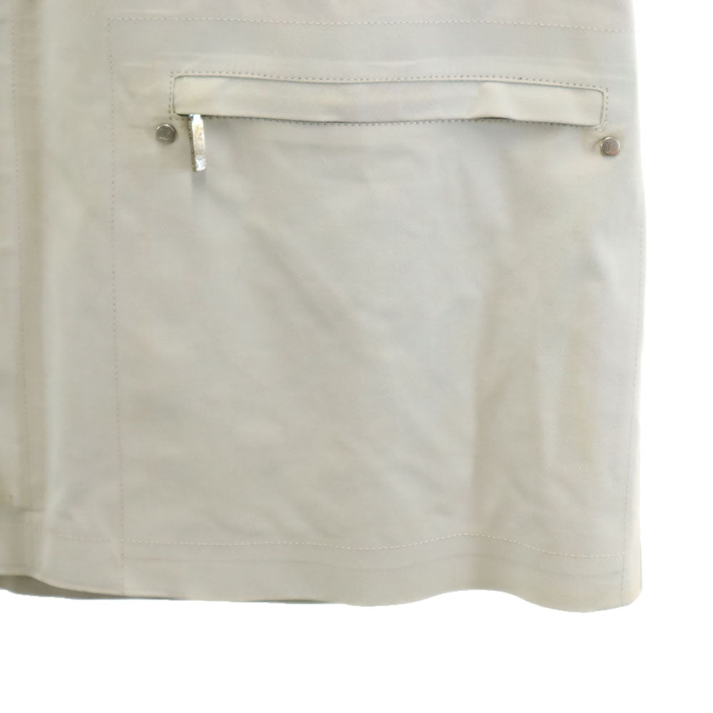 LOUIS VUITTON ルイヴィトン スコットランド製 レインジャケット M グレージュ カバーハンガー付 メンズ