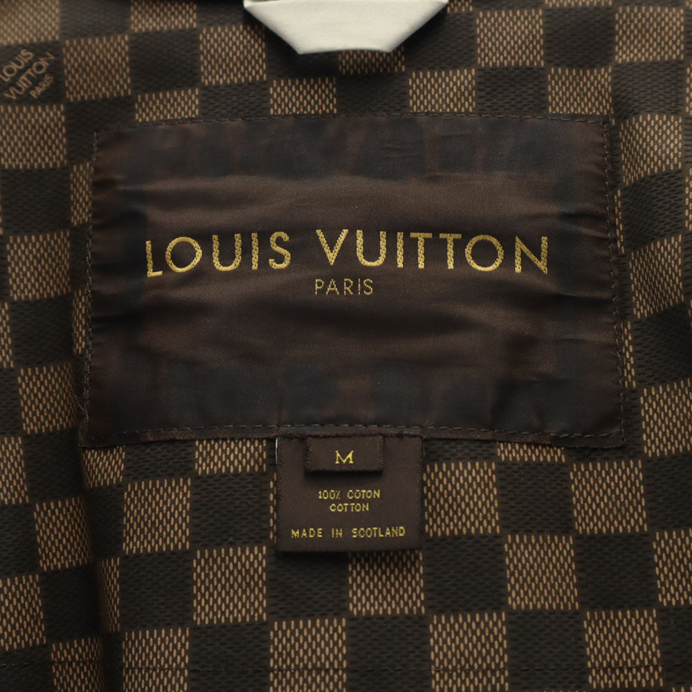 LOUIS VUITTON ルイヴィトン スコットランド製 レインジャケット M グレージュ カバーハンガー付 メンズ