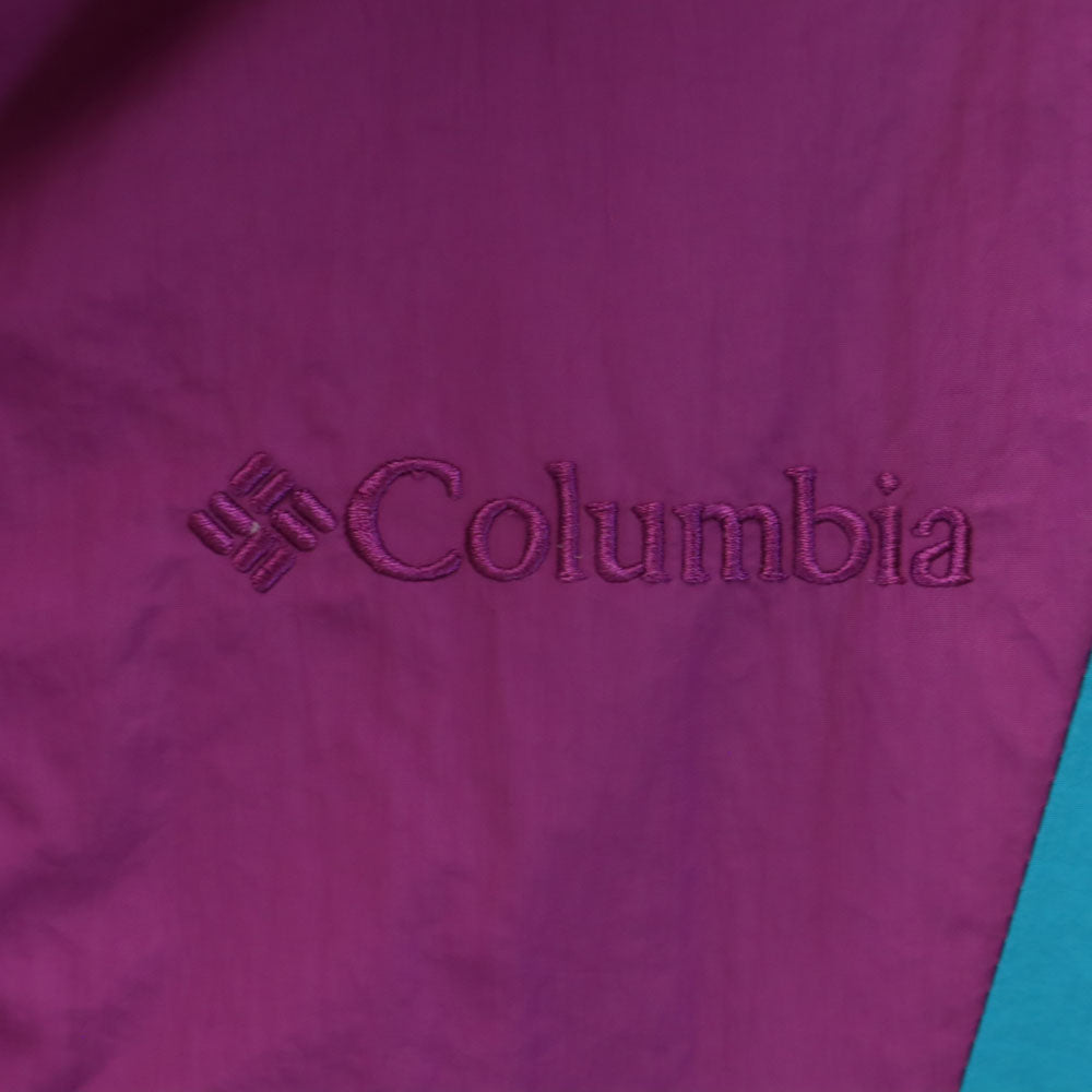 Columbia コロンビア PL3068 長袖 ナイロンジャケット M パープル系 アウトドア レディース