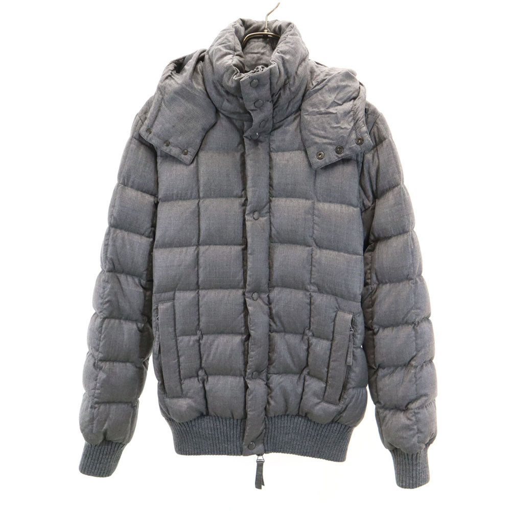 DUVETICA デュベティカ エイケイエム ウール 長袖 ダウンジャケット XL グレー系 AKM フード レディース