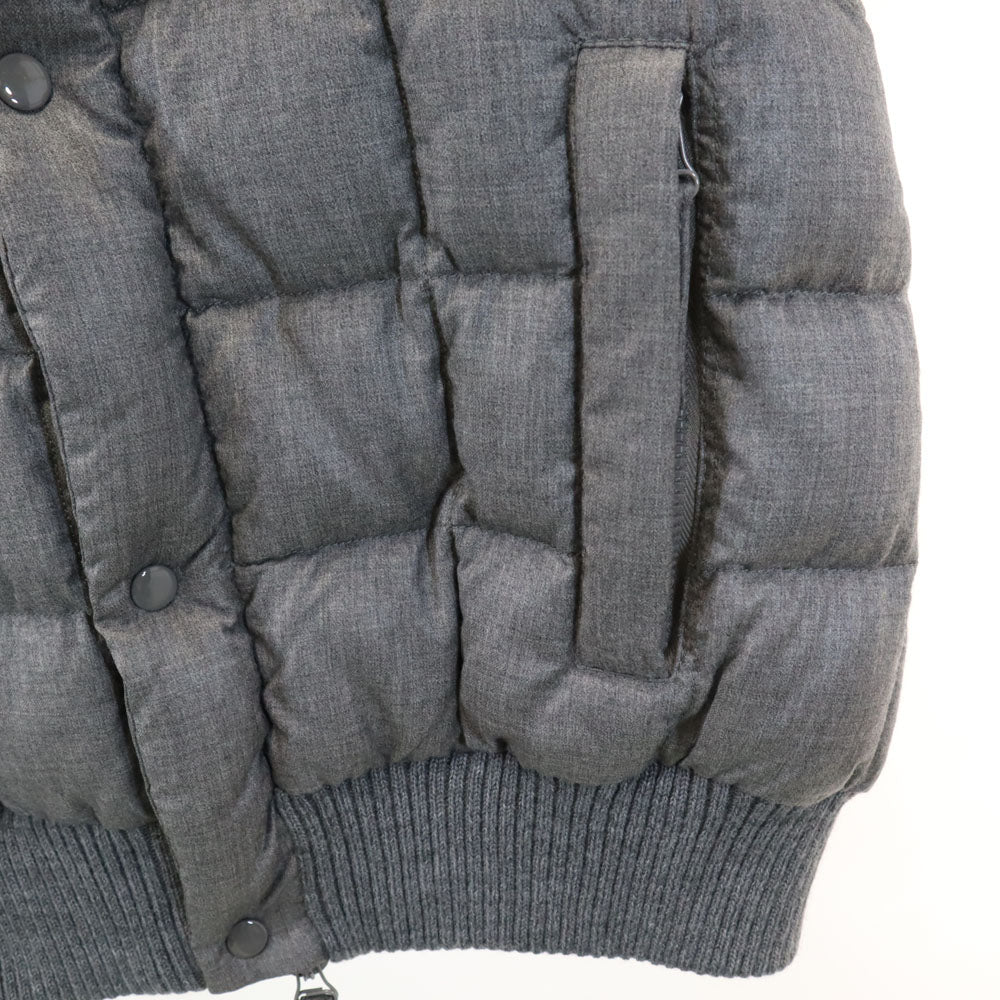 DUVETICA デュベティカ エイケイエム ウール 長袖 ダウンジャケット XL グレー系 AKM フード レディース