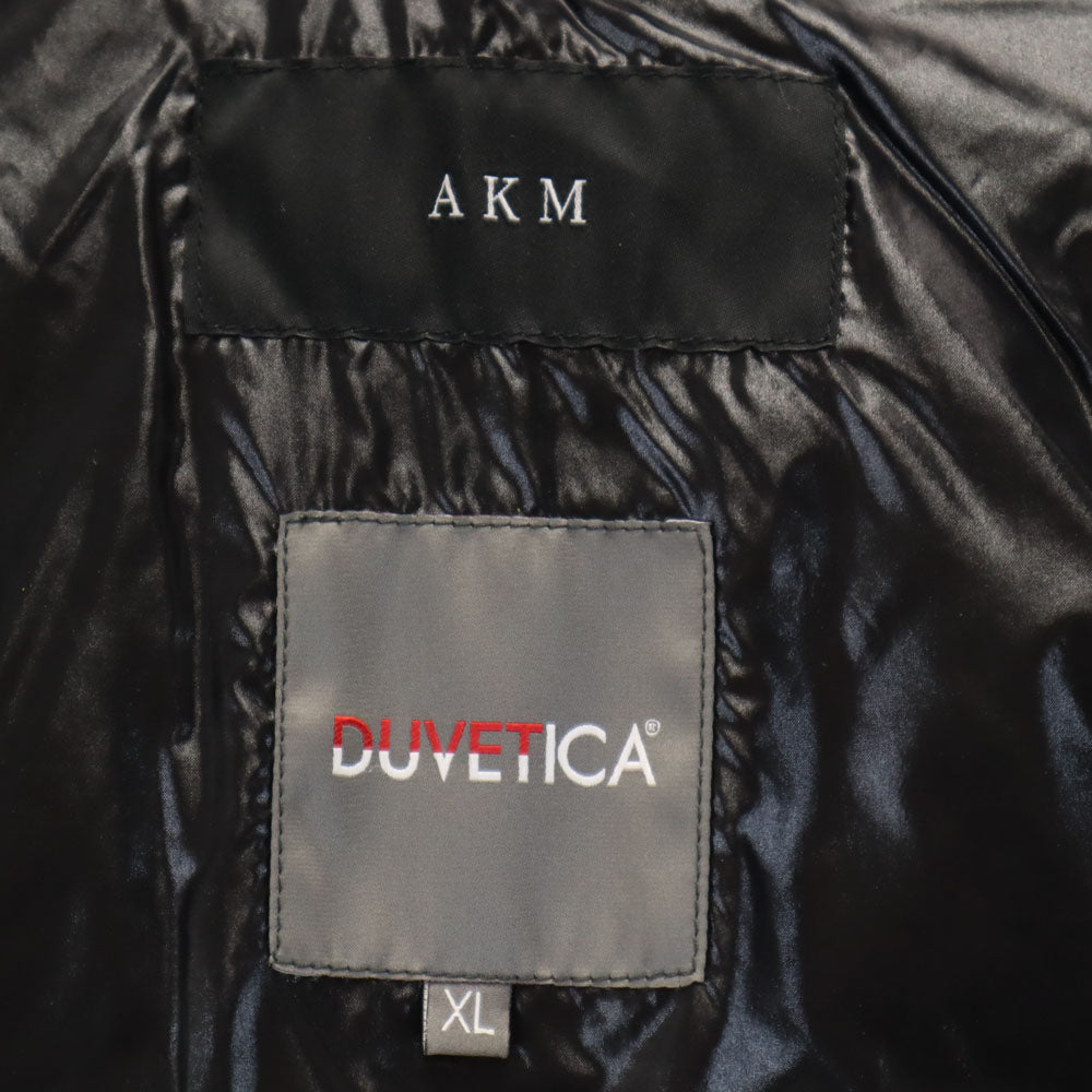 DUVETICA デュベティカ エイケイエム ウール 長袖 ダウンジャケット XL グレー系 AKM フード レディース