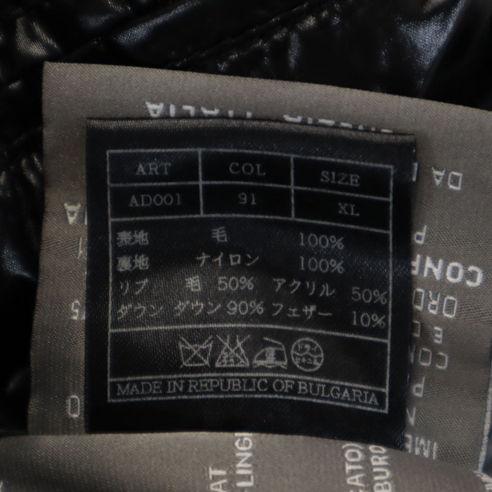 DUVETICA デュベティカ エイケイエム ウール 長袖 ダウンジャケット XL グレー系 AKM フード レディース