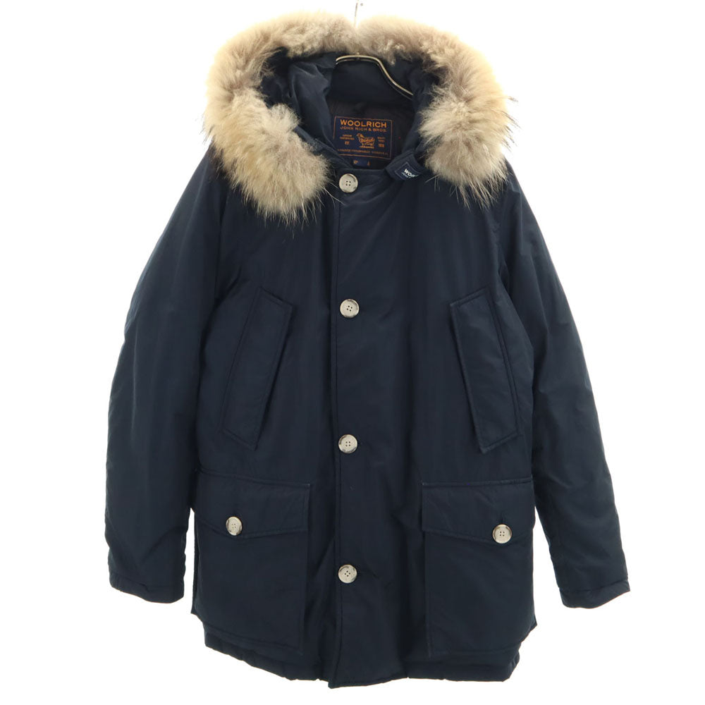 WOOLRICH ウールリッチ モルドバ製 アークティック パーカー S ネイビー ARCTIC PARKA たぬきファー メンズ