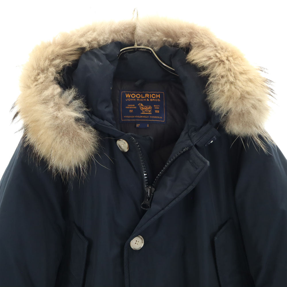 WOOLRICH ウールリッチ モルドバ製 アークティック パーカー S ネイビー ARCTIC PARKA たぬきファー メンズ