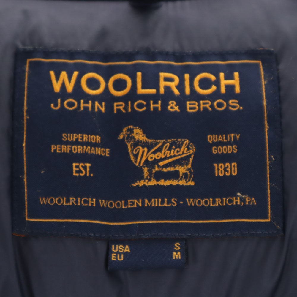 WOOLRICH ウールリッチ モルドバ製 アークティック パーカー S ネイビー ARCTIC PARKA たぬきファー メンズ