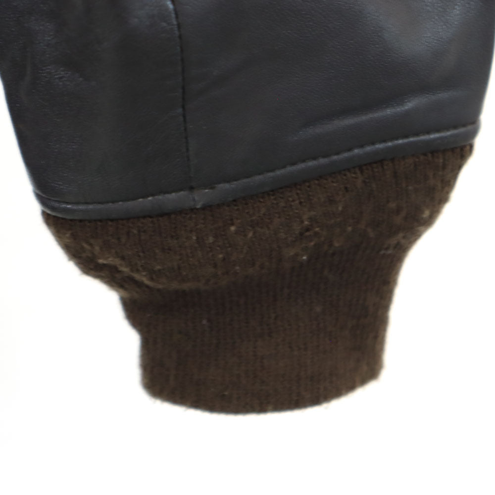 WTAPS ダブルタップス 長袖 シープスキン レザージャケット ブラウン系 羊革 羊皮 メンズ