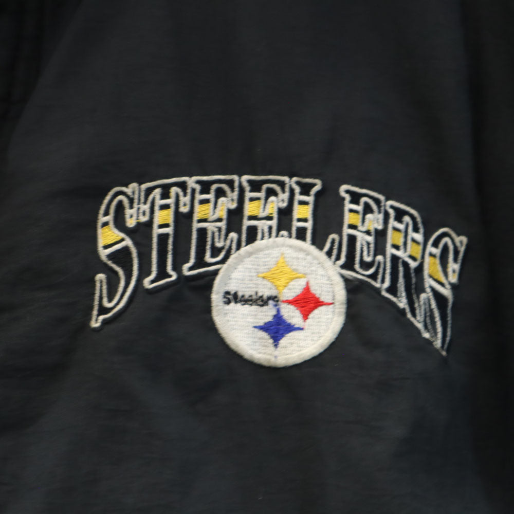 STARTER スターター 90s NFL オールド 長袖 ナイロンジャケット XL ブラック系 フード メンズ