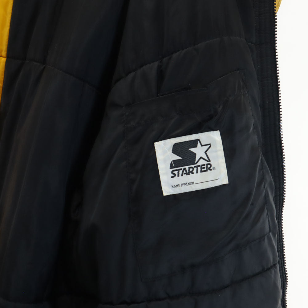 STARTER スターター 90s NFL オールド 長袖 ナイロンジャケット XL ブラック系 フード メンズ