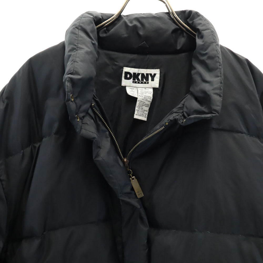 DKNY JEANS ディーケーエヌワイジーンズ 90s オールド ダウンジャケット S ブラック レディース