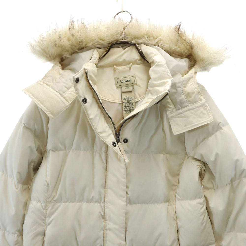 L.L.Bean エルエルビーン ダウンジャケット S ホワイト レディース
