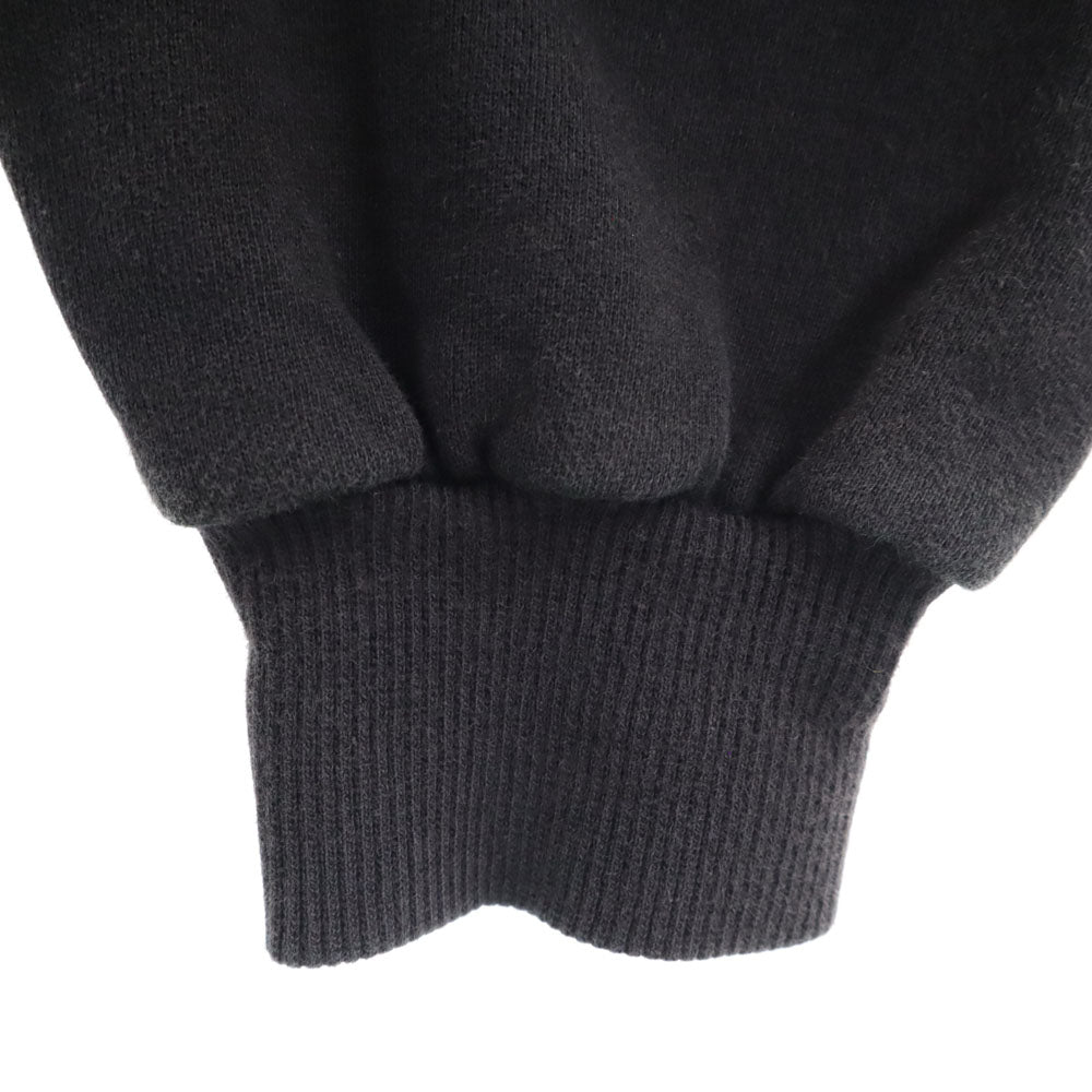 Reebok リーボック 90s オールド バックロゴ 長袖 スウェットパーカー 2 ブラック 裏起毛 メンズ