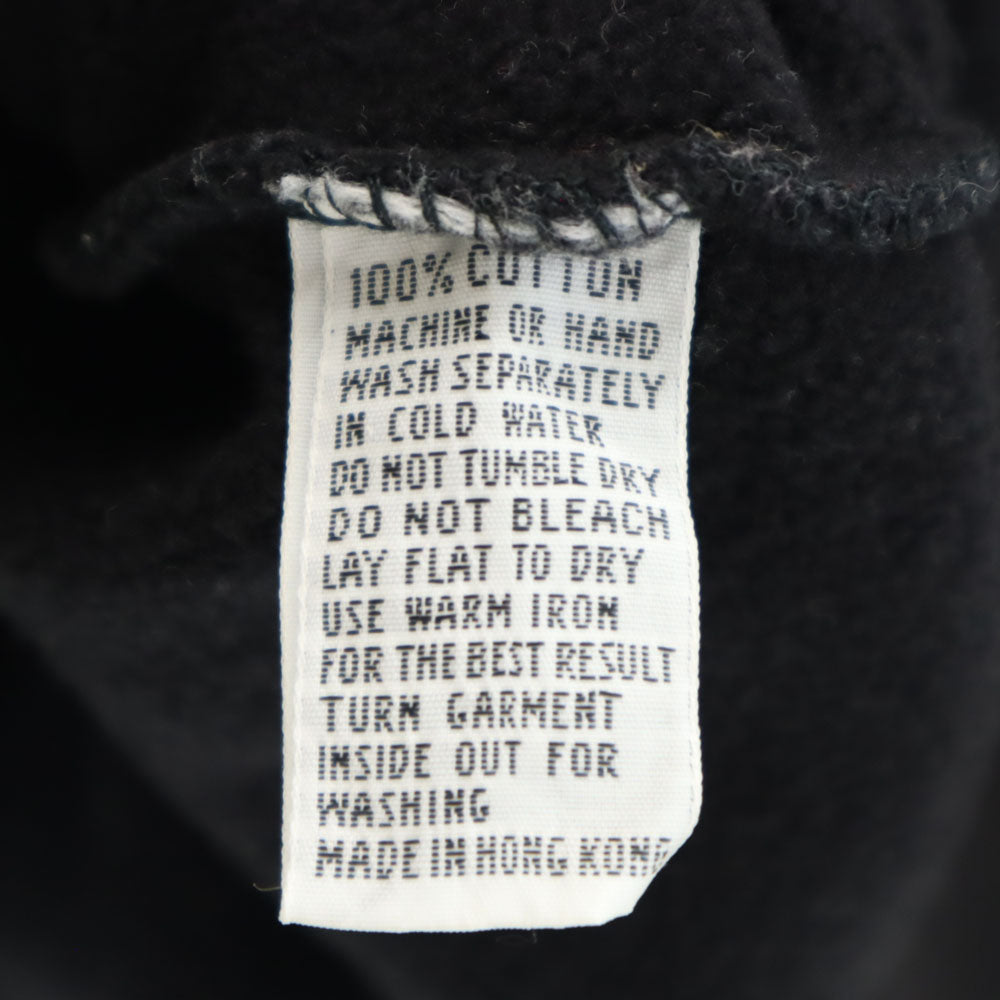 Reebok リーボック 90s オールド バックロゴ 長袖 スウェットパーカー 2 ブラック 裏起毛 メンズ