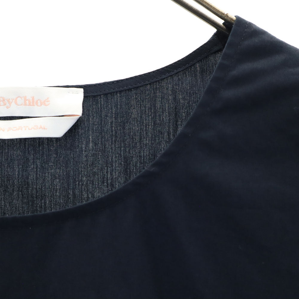 SEE BY CHLOE シーバイクロエ 長袖 チュニック 34 ネイビー系 レディース