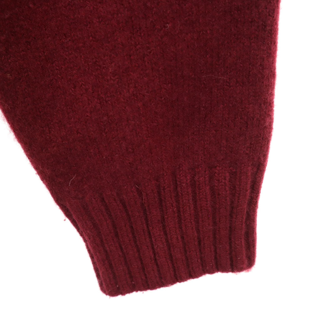 MONCLER モンクレール イタリア製 ウールブレンド 長袖 セーター Xl レッド MAGLIONE TRICOT GIROCOLLO メンズ