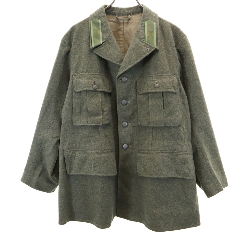 SWEDENISH ARMY スウェーデン軍 40s ヴィンテージ ミリタリー ウールジャケット 104U カーキ メーカーラベル付き メンズ