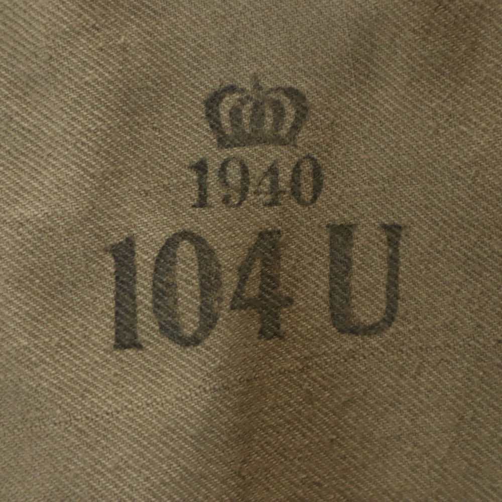 SWEDENISH ARMY スウェーデン軍 40s ヴィンテージ ミリタリー ウールジャケット 104U カーキ メーカーラベル付き メンズ