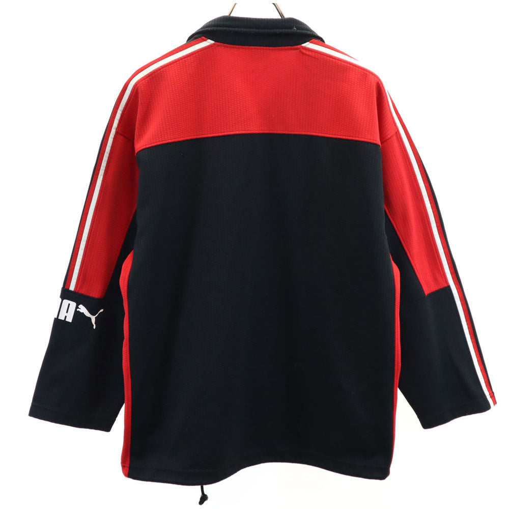 PUMA プーマ 90s 日本製 オールド ヒットユニオン ハーフジップ トラックジャケット ブラック 他 プルオーバー ジャージ メンズ