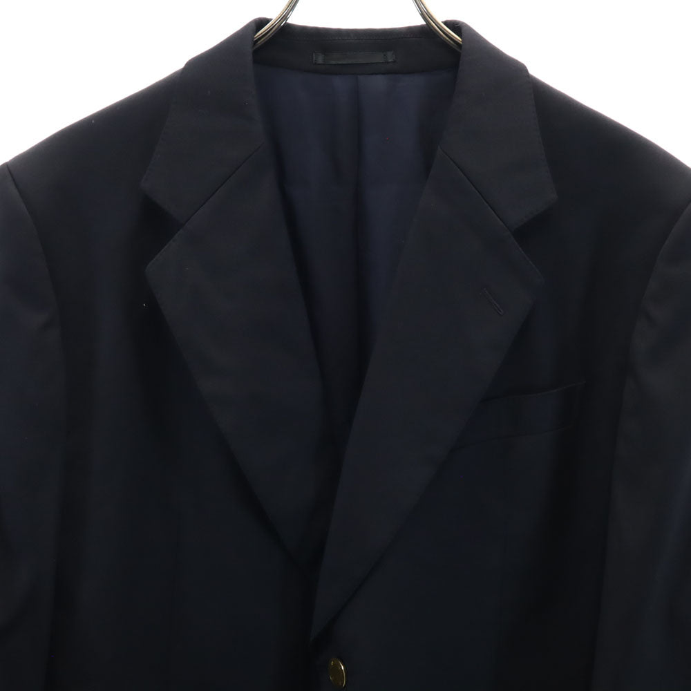ランバンクラッシック 80s 90s オールド テーラードジャケット 46 濃紺 ブレザー メンズ