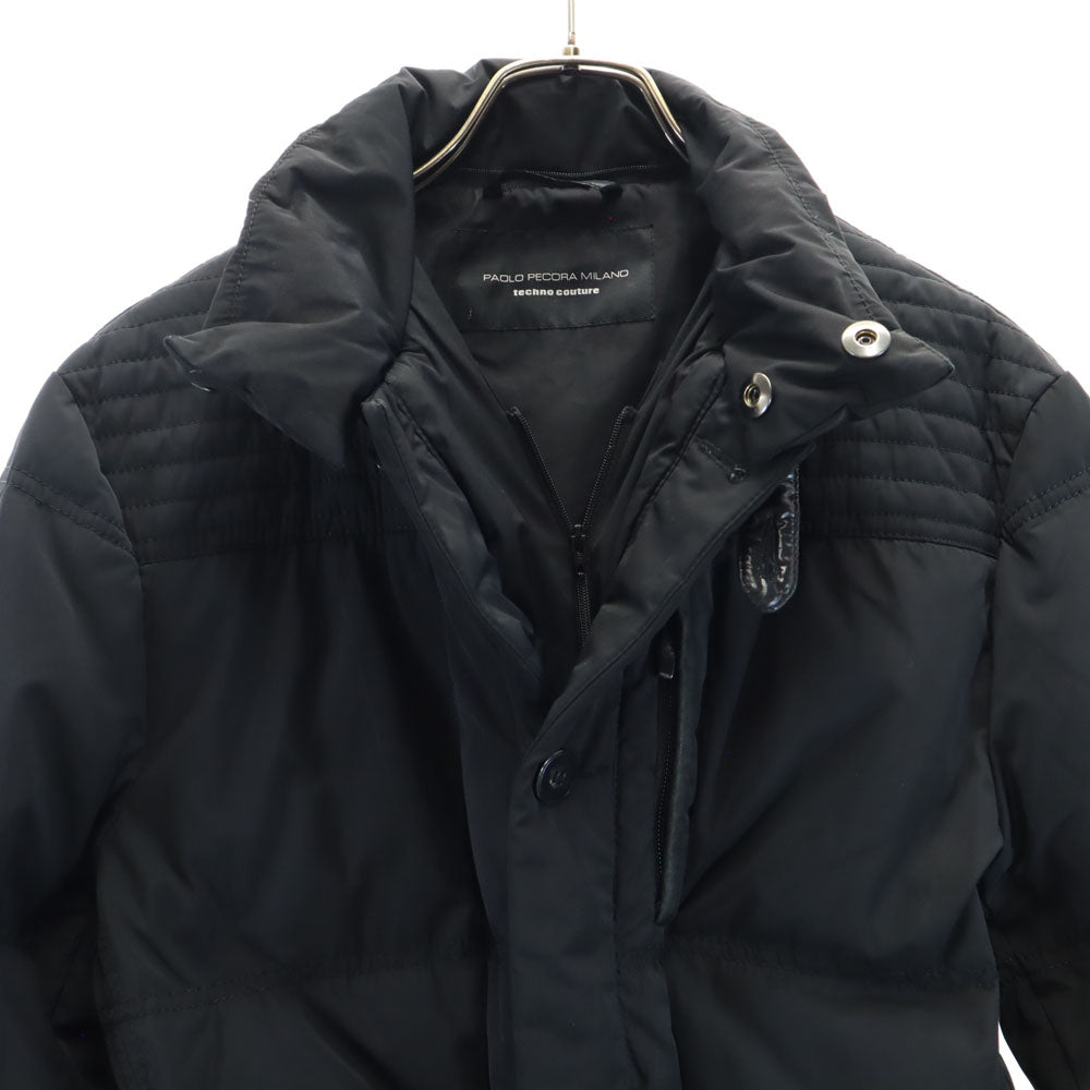 パオロペコラ ダウンジャケット 48 ブラック メンズ