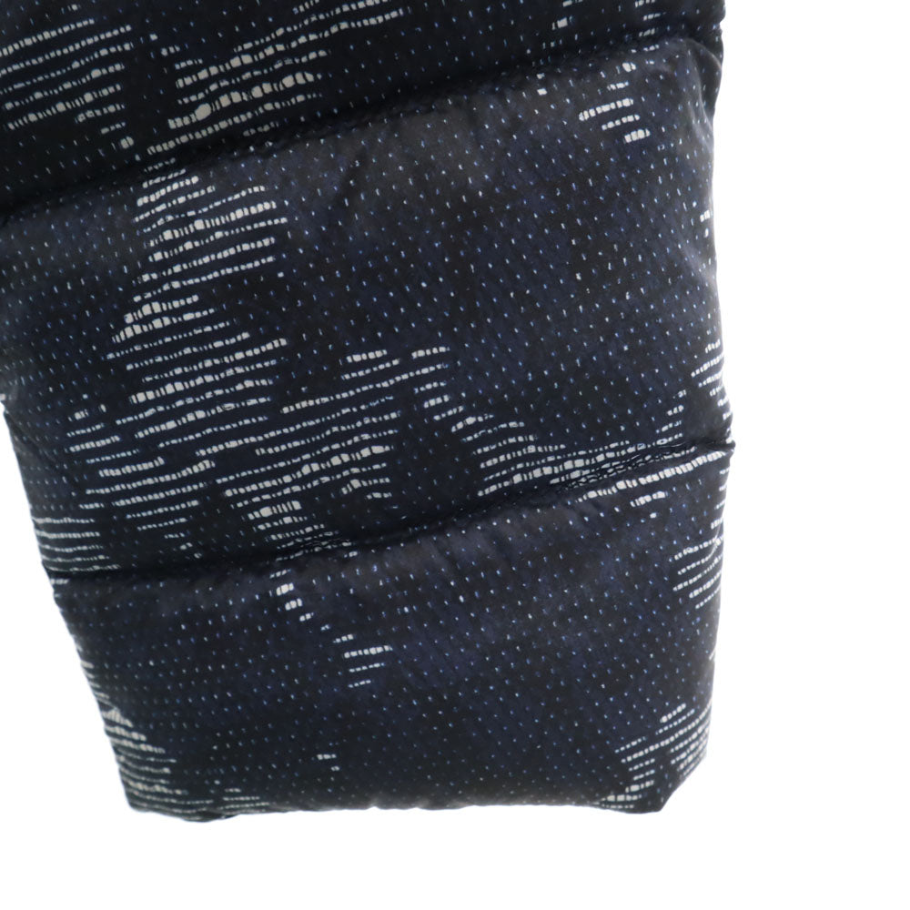 WEEKEND MaxMara ウィークエンドマックスマーラ 総柄 中綿ジャケット 40 ネイビー レディース