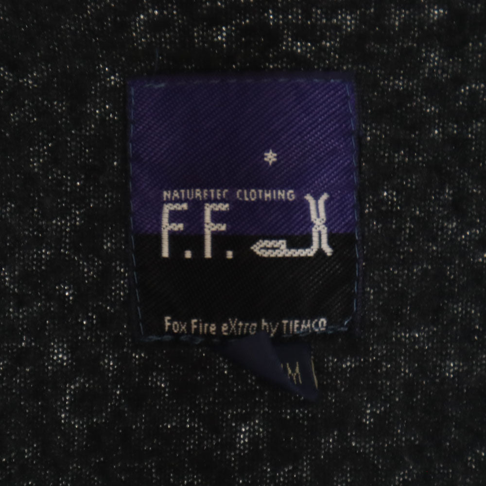 Foxfire フォックスファイヤー 長袖 ハイネック フリース トレーナー M ブラック プルオーバー メンズ