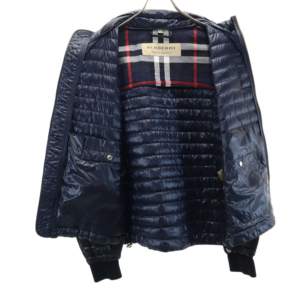 BURBERRY バーバリー 中綿ジャケット 48 ブラック系 コンパクト収納可能 メンズ