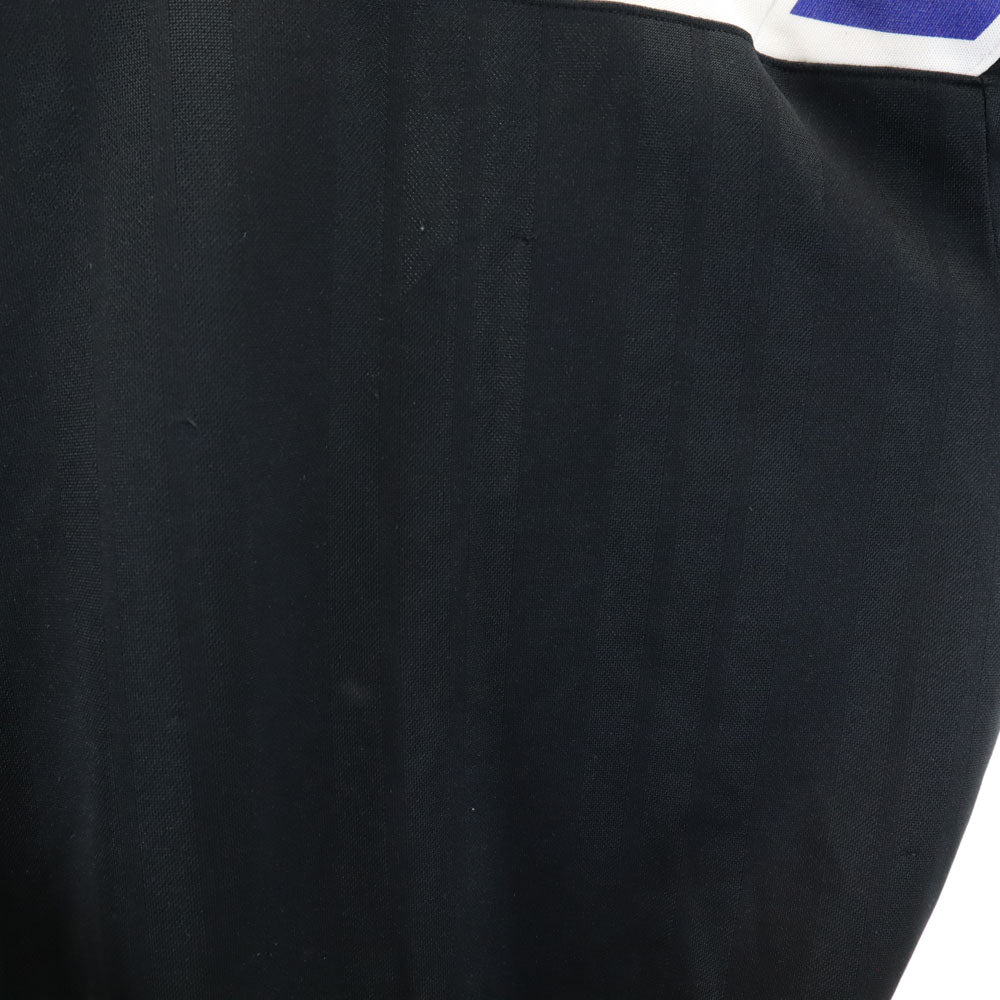 adidas アディダス 80s デサント製 ヴィンテージ トレフォイルロゴ トラックジャケット X0 ブラック メンズ