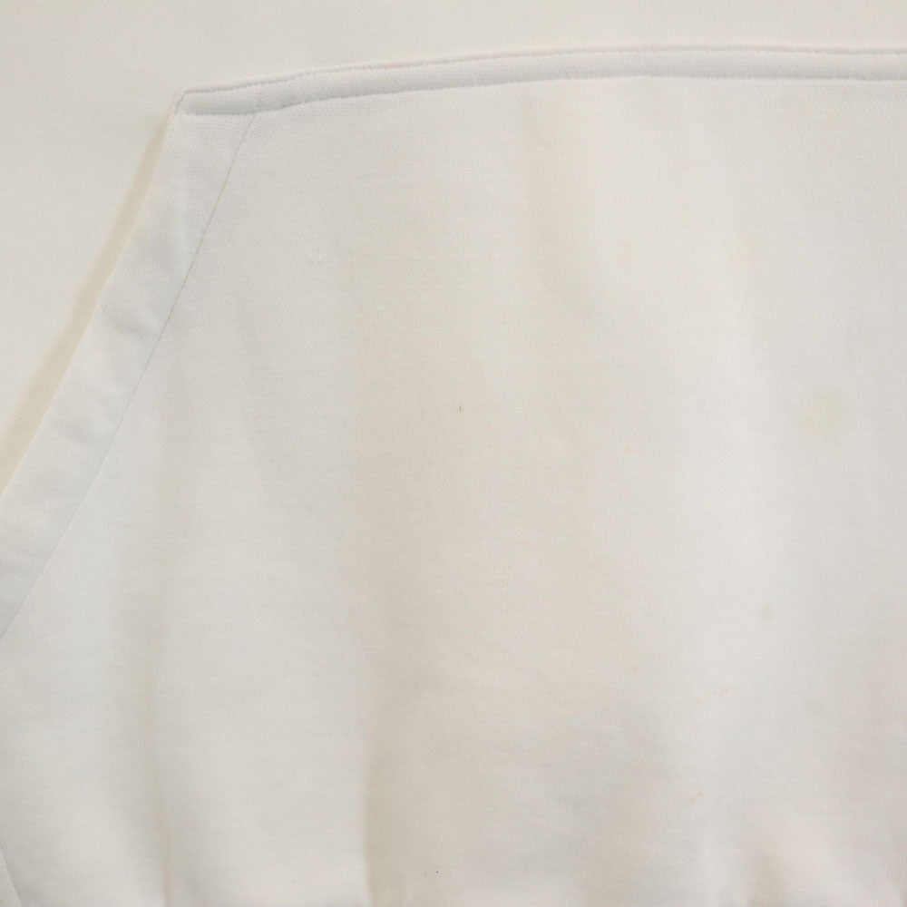 adidas アディダス 80s デサント製 ヴィンテージ トレフォイルロゴ 長袖 スウェットパーカー O ホワイト メンズ