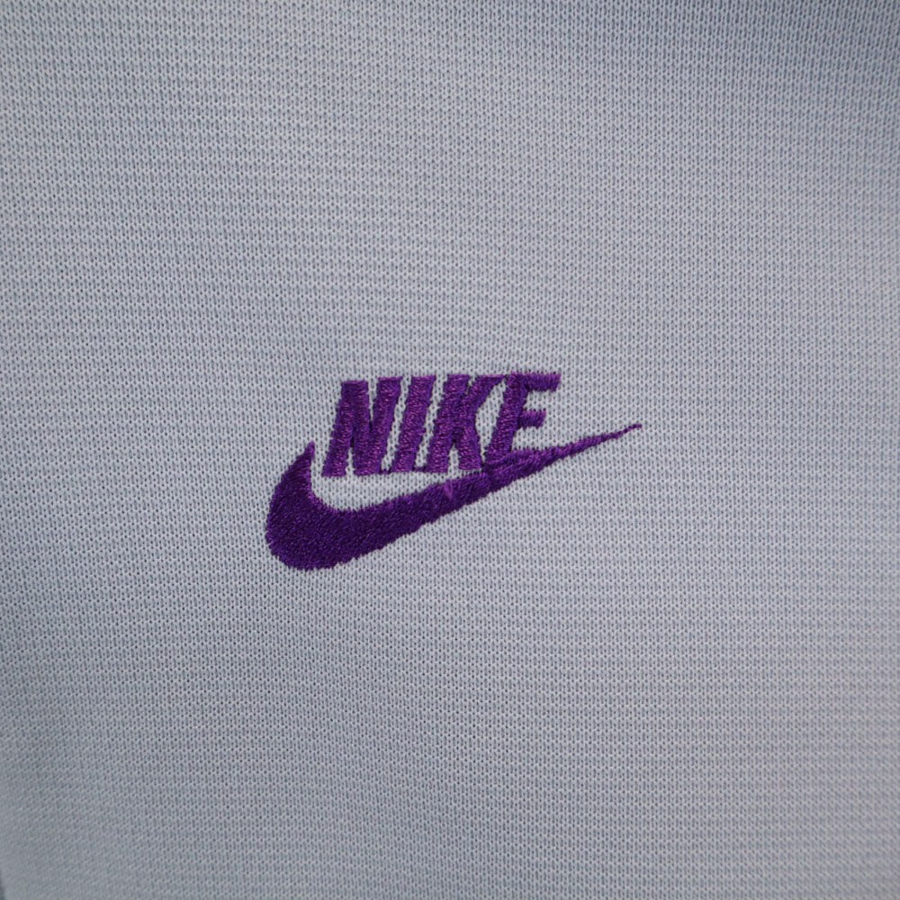 NIKE ナイキ 80s 日本製 ヴィンテージ 紺タグ トラックジャケット S グレー ジャージ メンズ