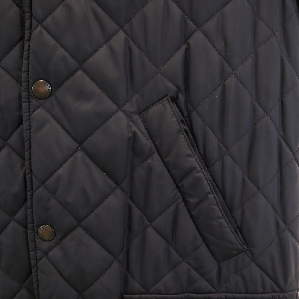 Polo by Ralph Lauren ポロバイラルフローレン キルティングジャケット S チャコールグレー 襟コーデュロイ メンズ