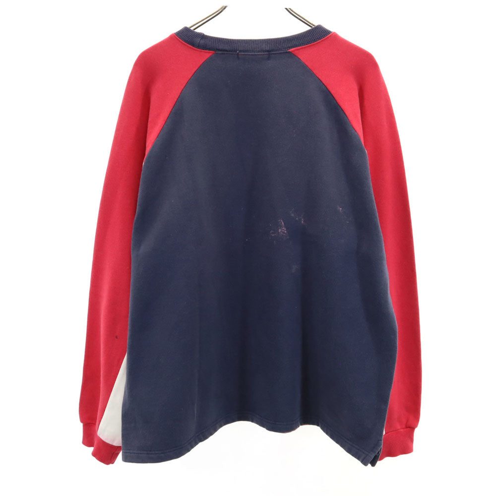 FILA フィラ 90s オールド 長袖 スウェット L ネイビー他 メンズ