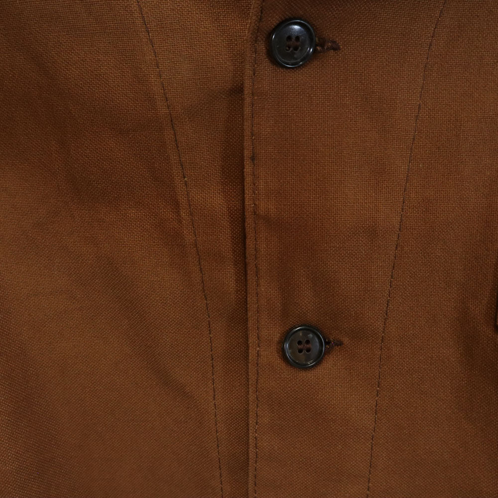 ITALIAN ARMY イタリア軍 70s ヴィンテージ ユーロワーク プリズナー ワークジャケット 5h ブラウン メンズ