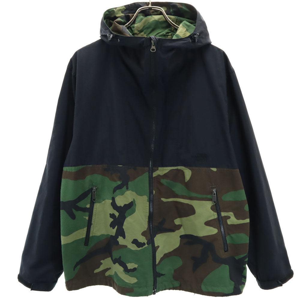 THE NORTH FACE ノースフェイス NP71535 アウトドア コンパクト ジャケット M ブラック×カーキ メンズ