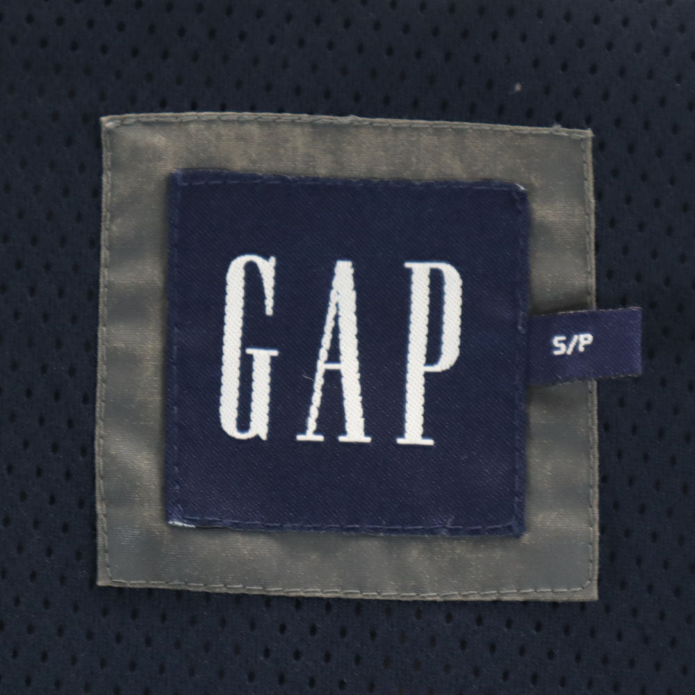 GAP ギャップ コーティング加工 フーデッド ジャケット S グレー メンズ