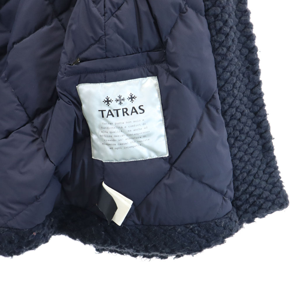 TATRAS タトラス ポーランド製 ウールブレンド ダウンジャケット 3 ネイビー レディース