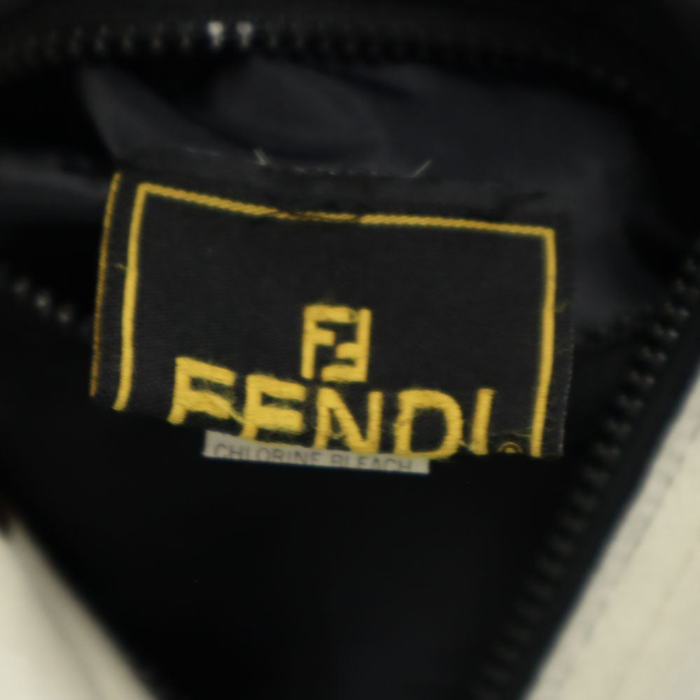 FENDI フェンディ イタリア製 ホルスタイン柄 リバーシブル ジャケット ブラウン 他 牛柄 メンズ