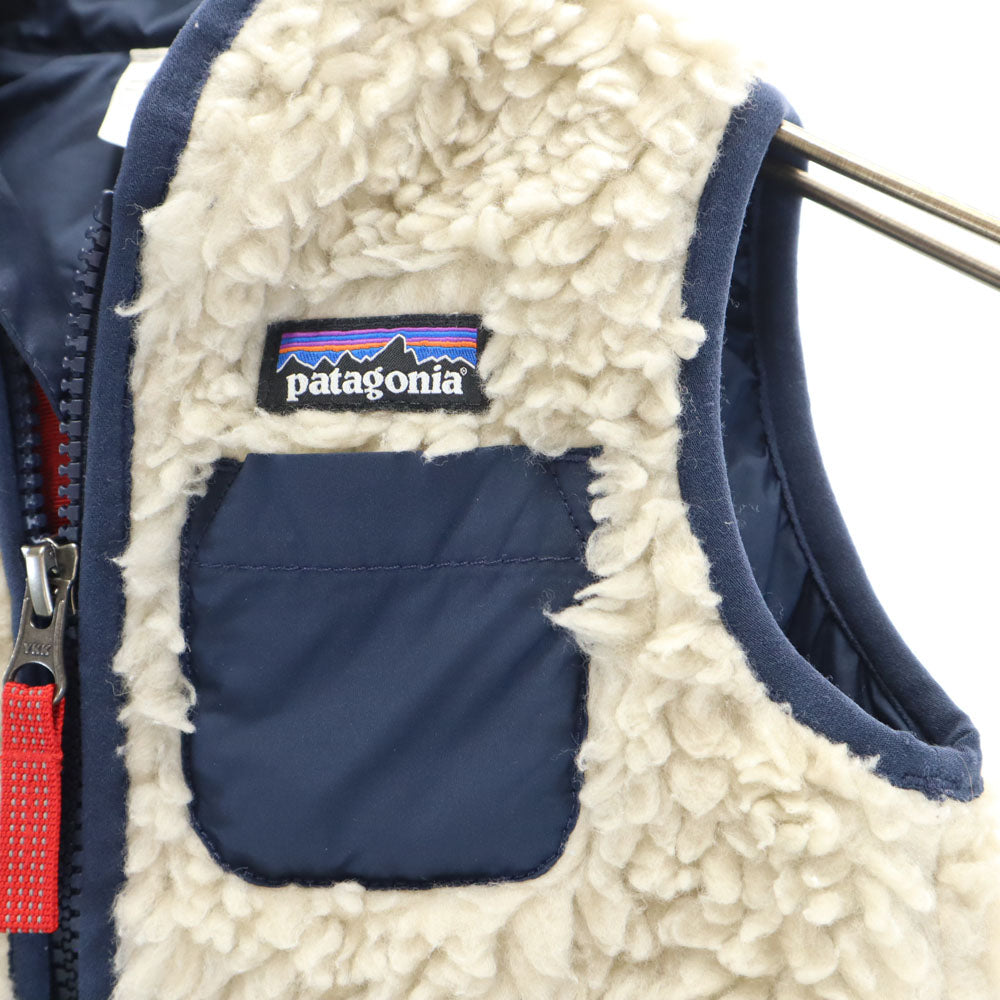 patagonia パタゴニア 61035 レトロX ボアジャケット 12-18M グレージュ アウトドア キッズ