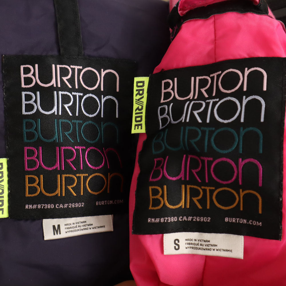 BURTON バートン スノーボード ウェア 上下 セットアップ M/S スキー レディース