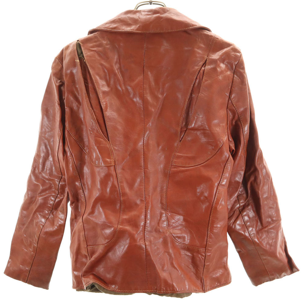ヴィンテージ 70s レザージャケット 赤茶 VINTAGE メンズ