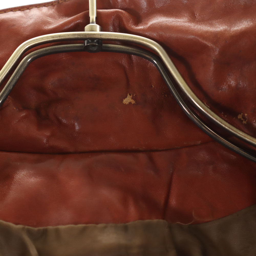 ヴィンテージ 70s レザージャケット 赤茶 VINTAGE メンズ