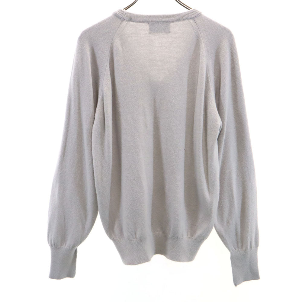 Pickering ピカリング 70s 80s ヴィンテージ USA製 長袖 Vネック セーター M グレー メンズ