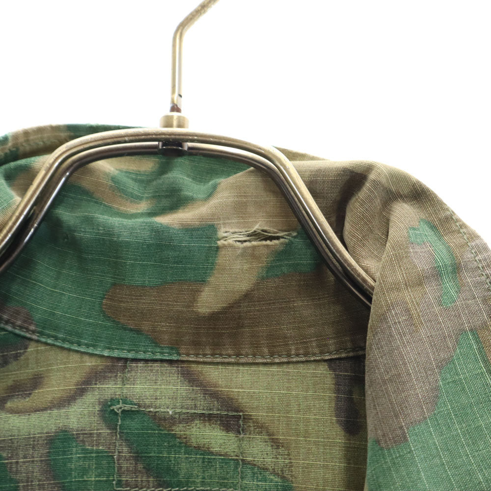 US ARMY アメリカ軍 60s ヴィンテージ DSA 5th アルファ社製 迷彩柄 ジャングルファティーグ ミリタリージャケット カーキ ウッドランド メンズ