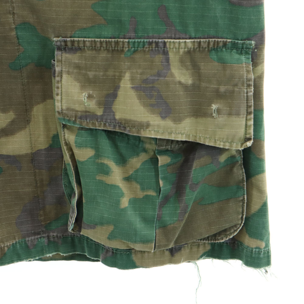 US ARMY アメリカ軍 60s ヴィンテージ DSA 5th アルファ社製 迷彩柄 ジャングルファティーグ ミリタリージャケット カーキ ウッドランド メンズ