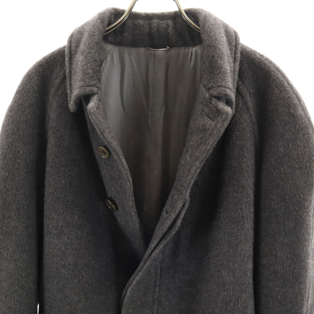 Christian Dior MONSIEUR クリスチャンディオール ムッシュ 90s オールド ビーバーウール コート M チャコールグレー メンズ