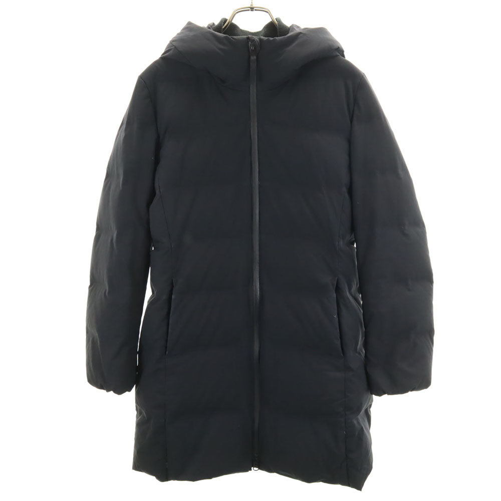 UNIQLO ユニクロ シームレス ダウンコート M ブラック系 レディース