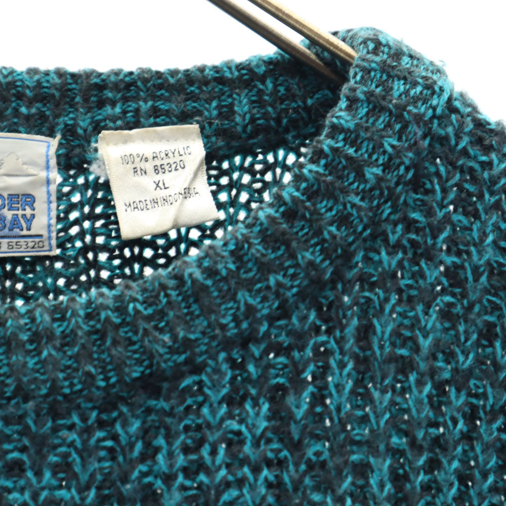 THUNDER BAY 90s オールド 長袖 セーター XL グリーン ニット メンズ